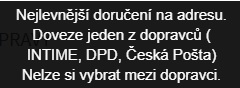 doručení na adresu